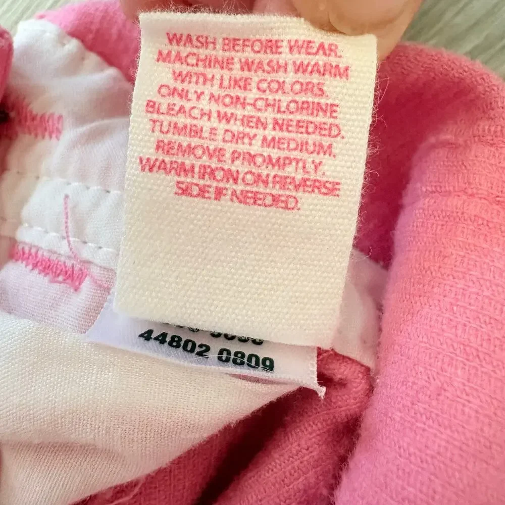 Y2K OshKosh B’gosh Pink Corduroy Baby Overalls Floral Embroidered 3M Barbiecore